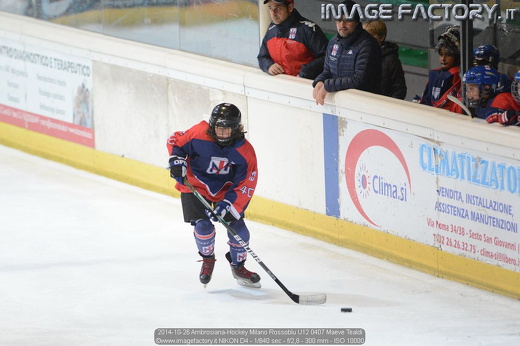 2014-10-26 Ambrosiana-Hockey Milano Rossoblu U12 0407 Maeve Tealdi